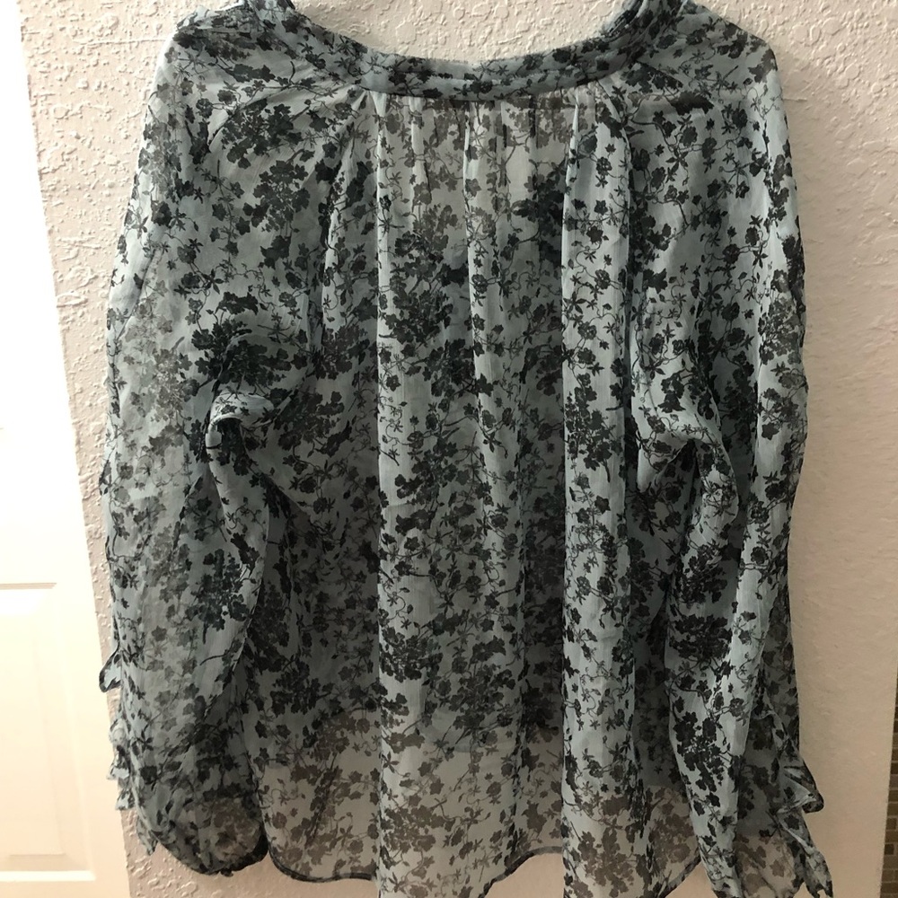Zara Ruffle Print Blouse - Picture 5 of 7